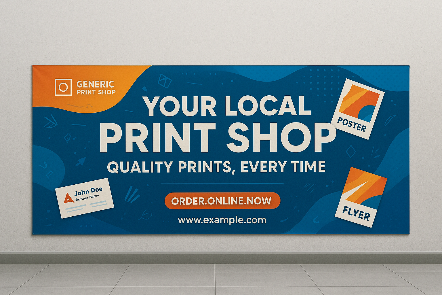 wall banner example