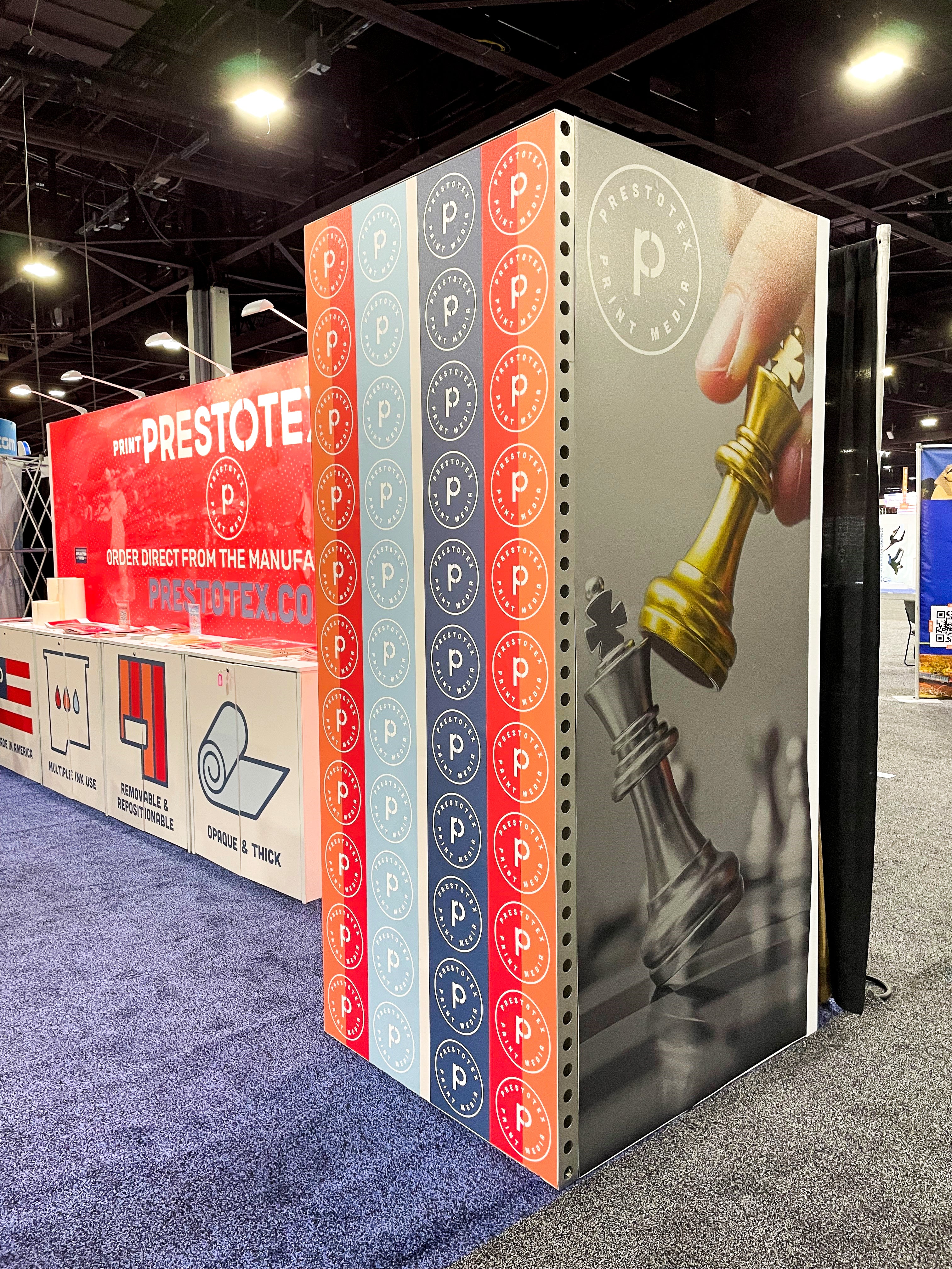 prestotex conference signage